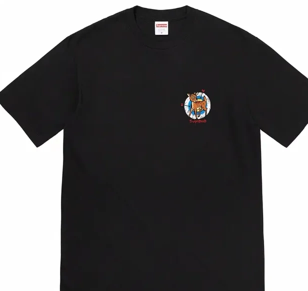 Printing L Black Logo Target S Deer XL M White and 22SS Tee Archery Spiral 0803